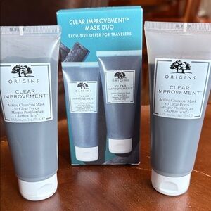 Origins Clear Improvement Charcoal Mask Set